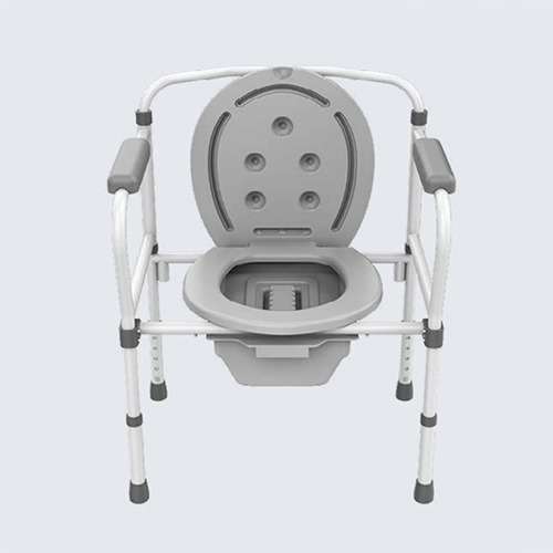 Altura silla de inodoro ajustable silla de cómodo para ancianos