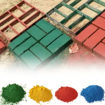 Red Yellow Black Iron Oxide Powder For Concrete