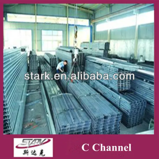 Provide galvanized C Channel made in China directly by factory