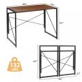 folding foldable study office computer table desk design