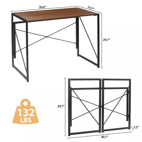 China folding foldable study office computer table desk design Supplier