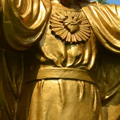 Hot Sale Outdoor bronze jesus christian statue