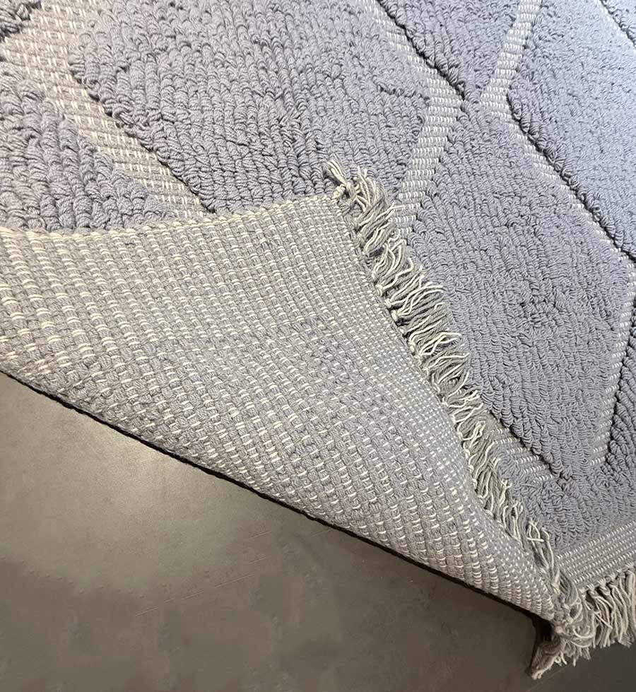 Handwoven Blue Blanket