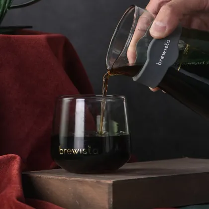 Brewista Hot Sale 250ml Portable Glass Coffee Cup