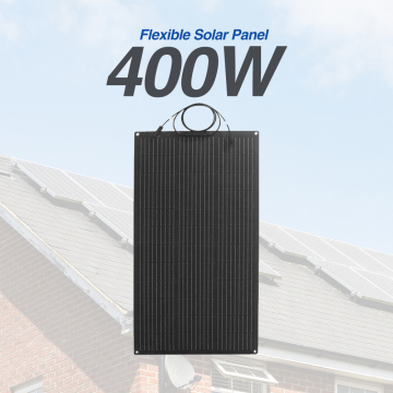 400W Black Semi Flexible Solar Panel for RV, Boat, Van, Car - DIHE Customization Mono Off-Grid Charger