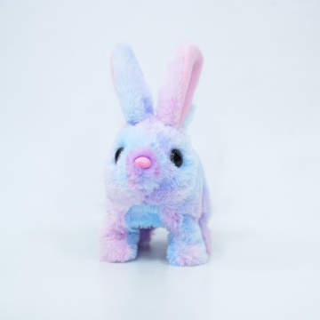Fluffy Carrot Sound Electric Rabbit Toy