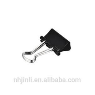15mm black metal binder clips for office supplies