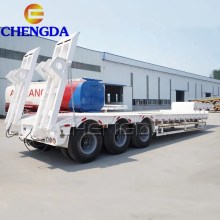 3 محور Lowbed Gooseneck Trailer