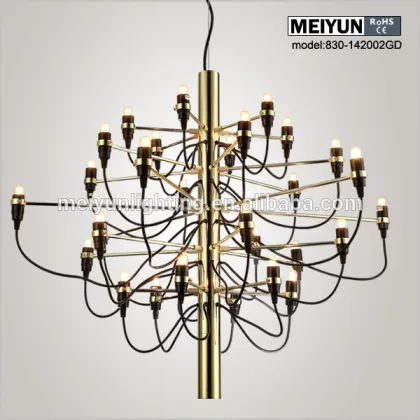 Replica flos brass gino sarfatti chandelier 2097 designer lamp