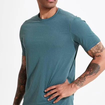 Men Short Sleeve Crew Neck T Shirt