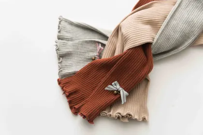 Cute Cartoon Baby Pantyhose with Bow and Bell Cotton Stretch Socks for Children