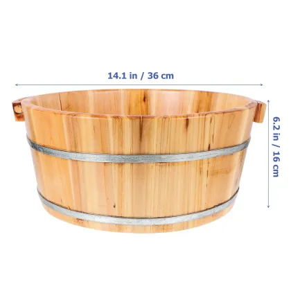 Reusable Wooden Foot Soaking Bucket