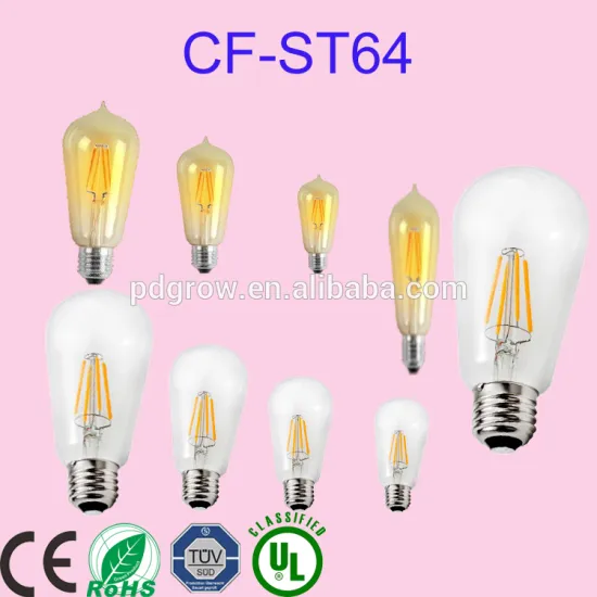 2W,3W,4W,5W,6W,10W Dimmable LED Filament Bulb 40W Equivalent Warm White 60 w edison bulb st64filament bulb/filament chandelier/l
