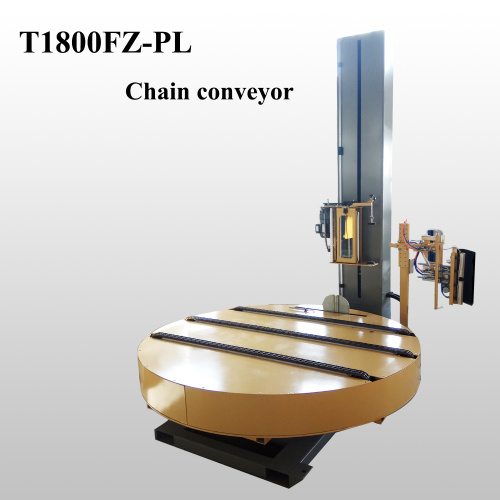 Machine d&#39;emballage automatique de plateau tournant pour palettes en ligne