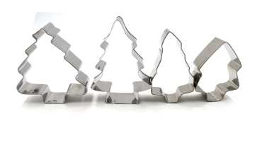 stainless steel christmas tree cookie mold,cake mold