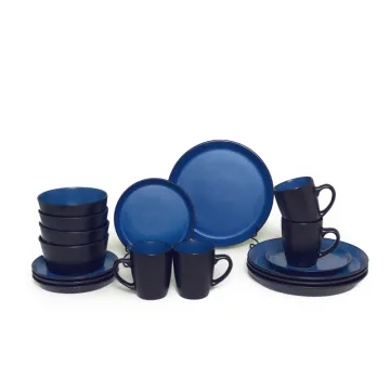 The 2-tone solid color dinnerware