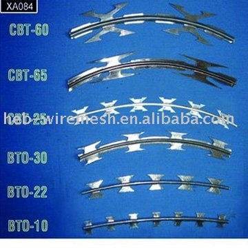 Chine Barbed Tape Wire BTO-22 (China Factory &amp; Export)