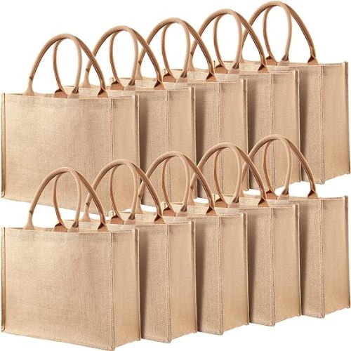 Recycled Natural Natural Reusable Beach Goni Bang Bangau Tote