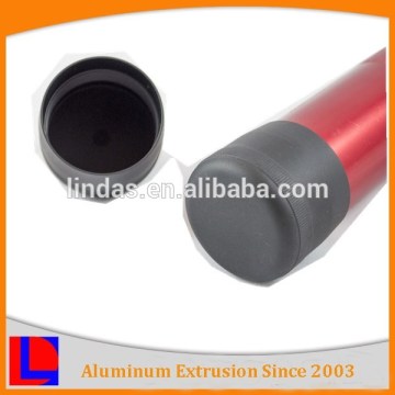 6000 series high quality Red custom aluminum pipe and caps china supplier