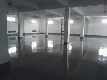 Dark grey epoxy anti-static topcoat coating