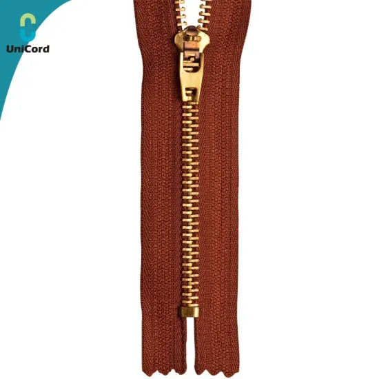 copper zipper close end zipper