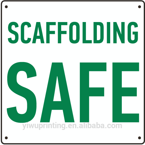 Customized wholesale aluminum safety sign enamel aluminum sheet sign