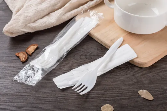 Light Weight White Disposable Plastic Forks