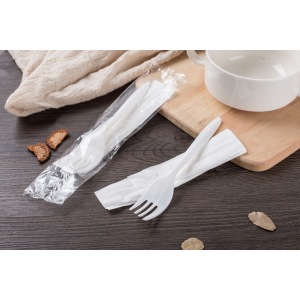 Light Weight White Disposable Plastic Forks