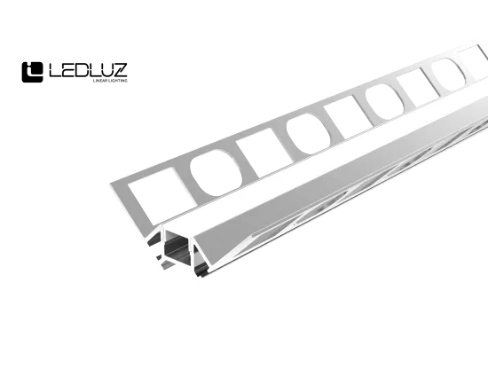 Marble Recessed LED Profile for 10mm Width LED Strip