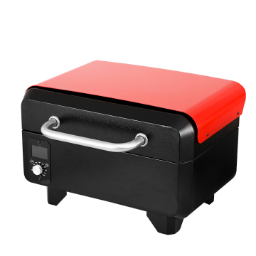 Portable multiple modes wood pellet grill electric wood pellet smoker for outdoor use.