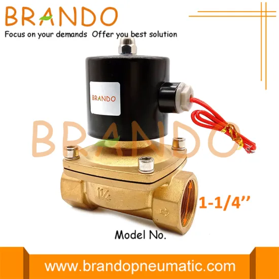 2W350-35 UW-35 1-1/4'' Semi Direct Brass Solenoid Valve