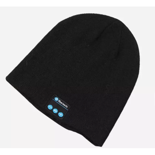 Cabeça inteligente de inverno bluetooth com chapéu de malha
