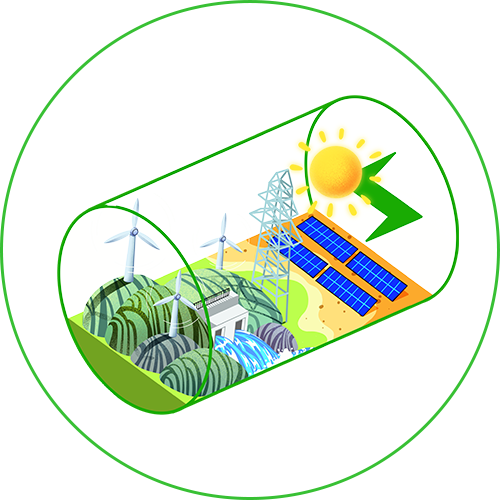 Soluzione di monitoraggio dell&#39;alimentazione solare fotovoltaico