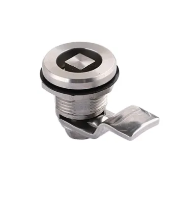 Triangle lock core small impact tubular cam lock
