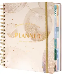 Custom Hardcover Weekly And Monthly Goal Planner Notebook