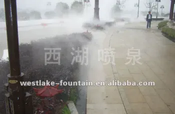Man-made Fog Project in Road