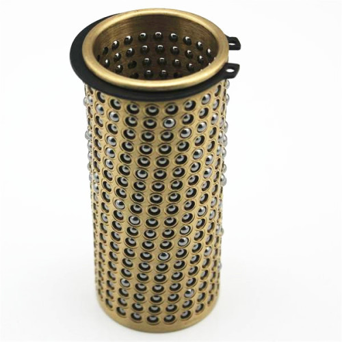 High precision brass ball cages with circlip for mold parts