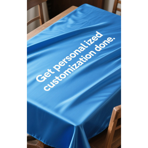 Polyester silk banner design