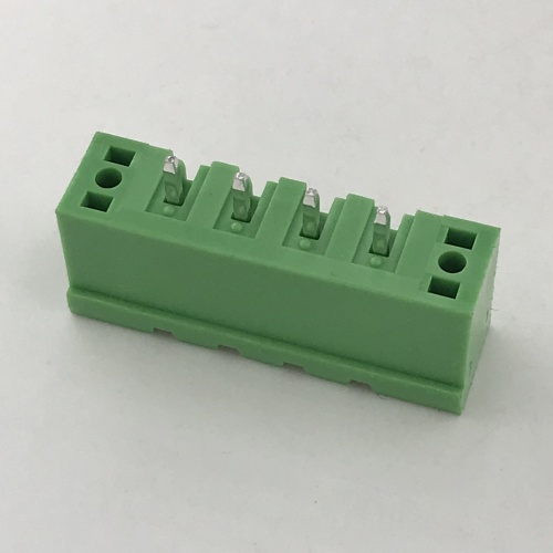 straight pin with screw holes PCB terminal block