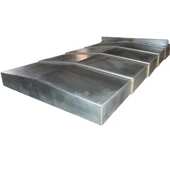 CNC Machine Guideway Steel Telescopic Protective Slide Way Armor Bellows Cover