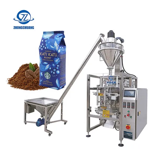 Automatic VFFS Vertical Coffee Powder Packing Machine for 1KG and 2KG Bags