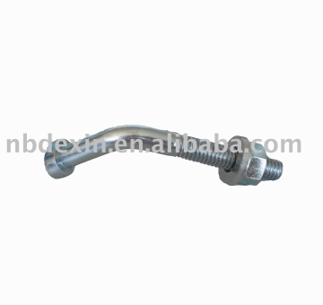 BS non-standard bolt with one nut and washer