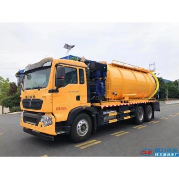 HOWO new septic tank vacuum sewage suction truck