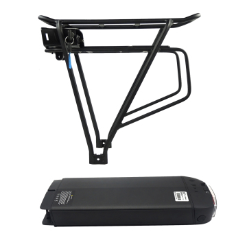 18650 Lithium Ion Rear Rack Ebike Battery 36V-48V 500W for Electric Bicycles