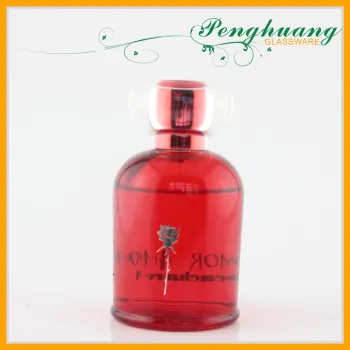 Printed Lady Art Glass Perfume Oil Bottles Slim With Aluminum Caps