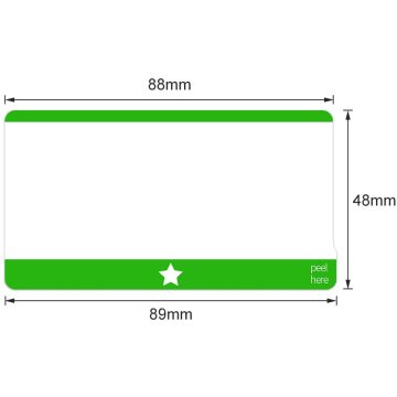 Removable Freezer Labels Food Storage Stickers