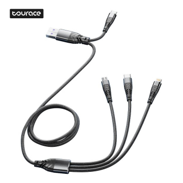 Hot Sale 4-in-1 Charging Cable Type C to USB 3A Fast Charger for Android/Type-C Phones