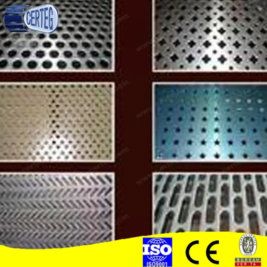 Decorative Perforated stainless steel/brass/aluminum sheet