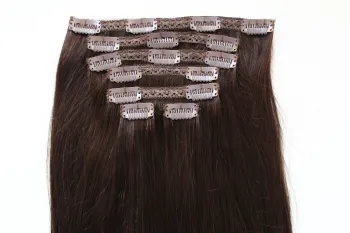 Clip in hair extensions 100 human hair fast shipping and hot selling in alibaba