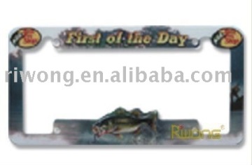 20111 newest acrylic license plate frame
